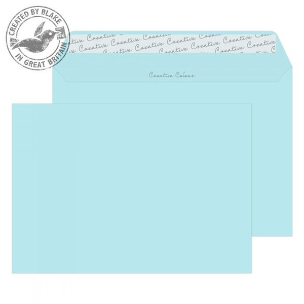 Blake Creative Colour Wallet Peel and Seal Cotton Blue C5 162×229mm 120gsm (Pack 25)