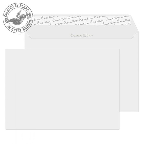 Blake Creative Colour Wallet Peel and Seal French Grey C5 162×229mm 120gsm (Pack 25)