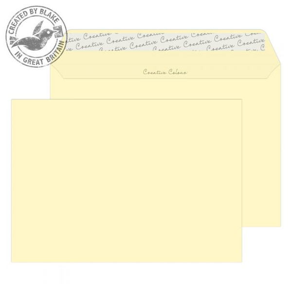 Blake Creative Colour Wallet Peel and Seal Vanilla Ice Cream C5 162x229mm 120gsm (Pk 25)