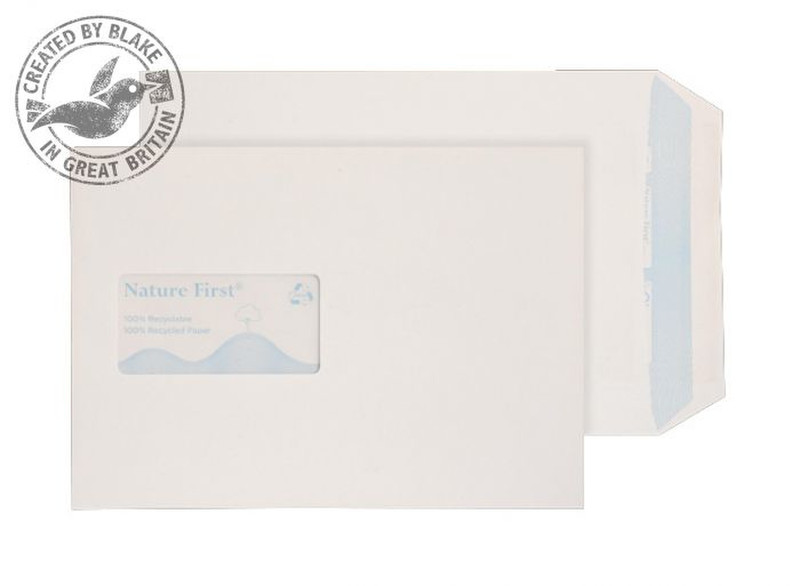 Blake Purely Environmental Pocket Self Seal Window White C5 229×162mm 90gsm (Pack 500) window envelope
