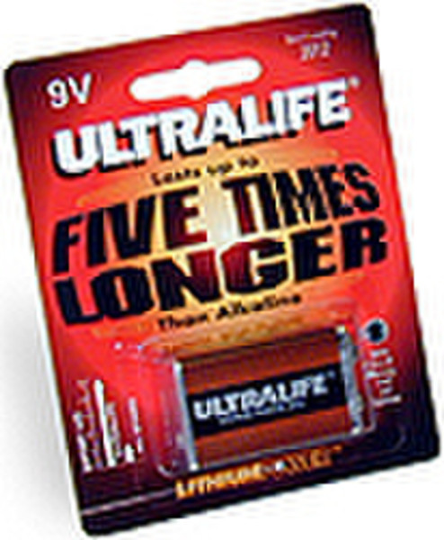 Ultralife U9VL-BP Литиевая 9В батарейки
