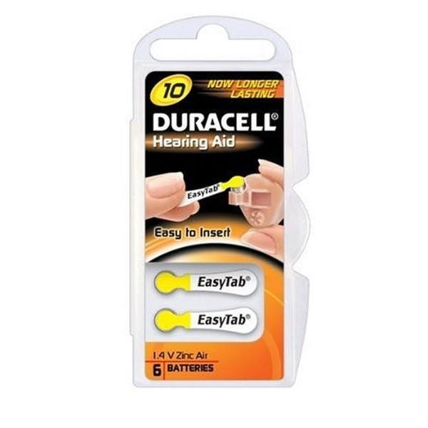 Duracell DA10 Zinc-Air 1.4В батарейки