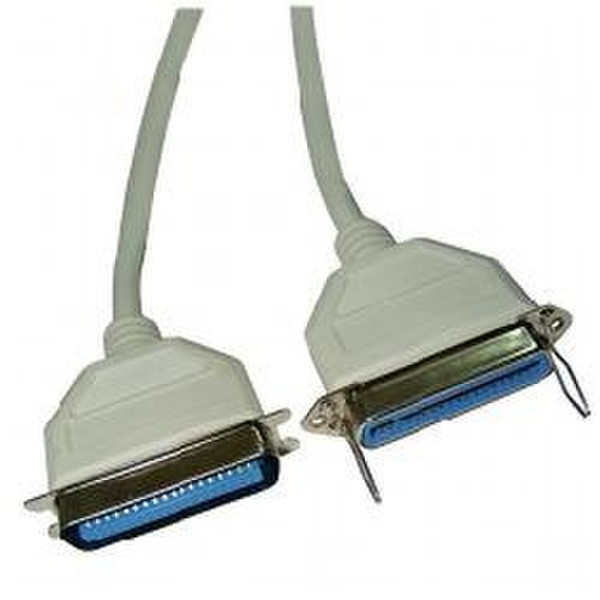 Nilox Centronics 36p M/F, 1.8m 1.8m Black networking cable