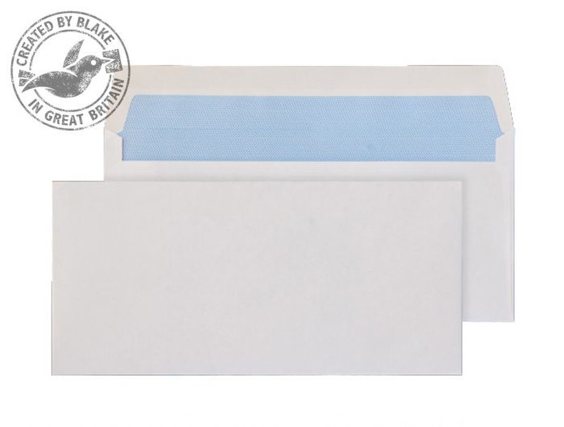 Blake Purely Everyday White Gummed Wallet 105X216mm 80gsm (Pack 1000)