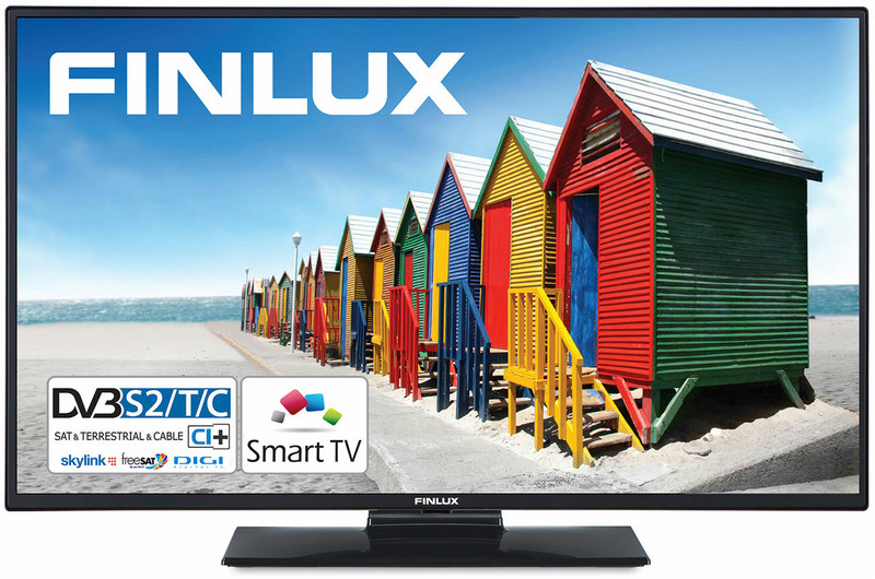Finlux 50FLHZR249BC 50Zoll Full HD 3D Smart-TV WLAN Schwarz LCD-Fernseher