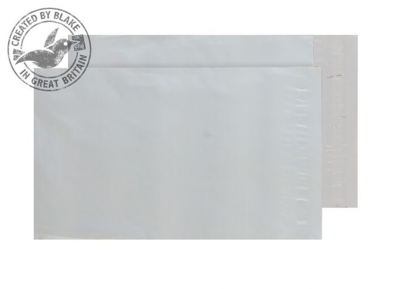 Blake Purely Packaging Polythene Mailing Pocket White C4+ 320x240mm (Pack 1000)