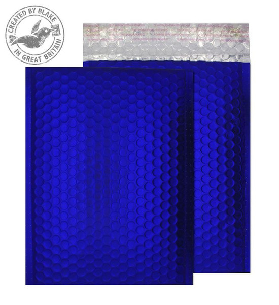 Blake Purely Packaging Neon Blue Matt Metallic Bubble Peel and Seal C5+ 250x180mm Pk100