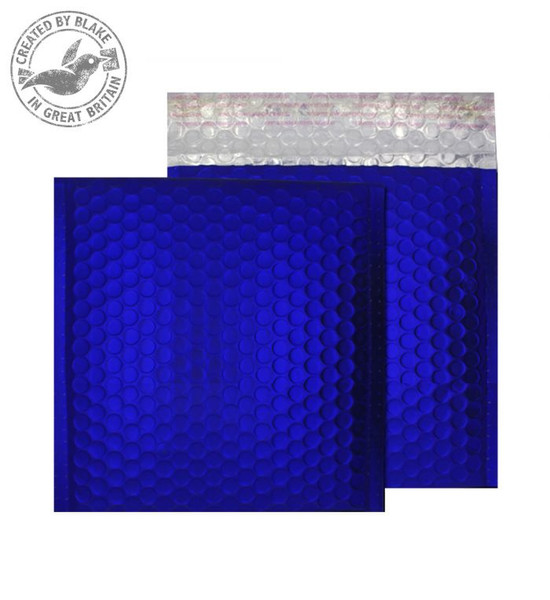 Blake Purely Packaging Neon Blue Matt Metallic Bubble Peel and Seal CD 165x165mm Pk 100