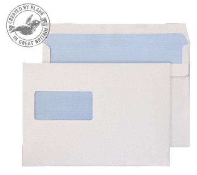 Blake Purely Everyday White High Window Self Seal Wallet C5 162x229mm 90gsm (Pack 500)