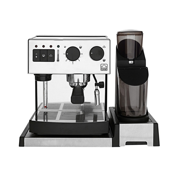 Brielstore SEG162A Espressomaschine 2l 2Tassen Schwarz, Silber Kaffeemaschine