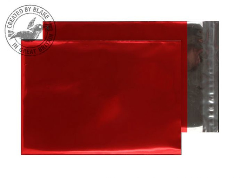 Blake Purely Packaging Metallic Foil Pocket Peel and Seal Red C4 324x229mm 70µm (Pk 250)