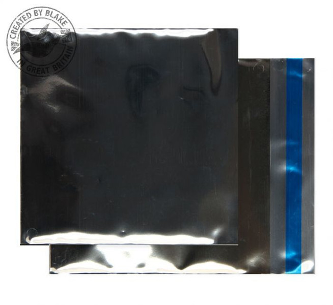 Blake Purely Packaging Metallic Foil Wallet Peel and Seal Silver 165x165mm 70µm (Pk 250)