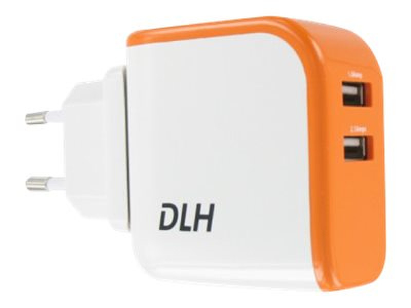 DLH DY-AU1800 Indoor Orange,White mobile device charger