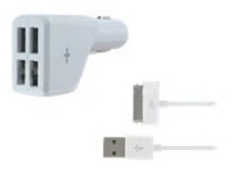 DLH DY-AU2623W Auto White mobile device charger
