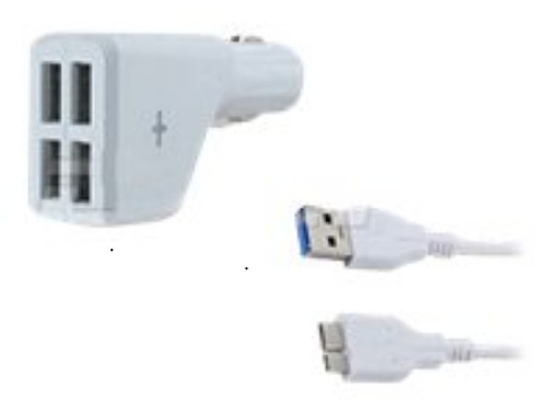 DLH DY-AU2626W Auto White mobile device charger