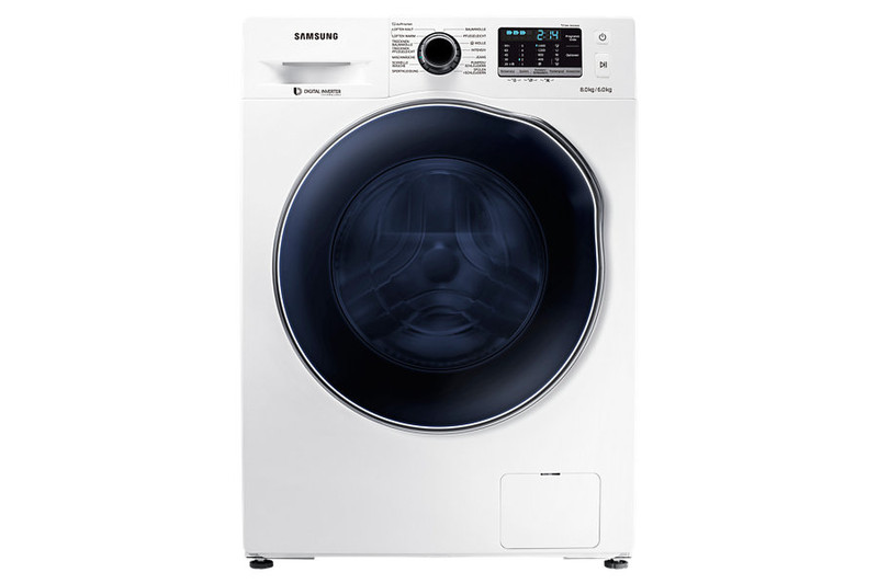 Samsung WD5000 Отдельностоящий Фронтальная загрузка B Белый стирально-сушильная машина