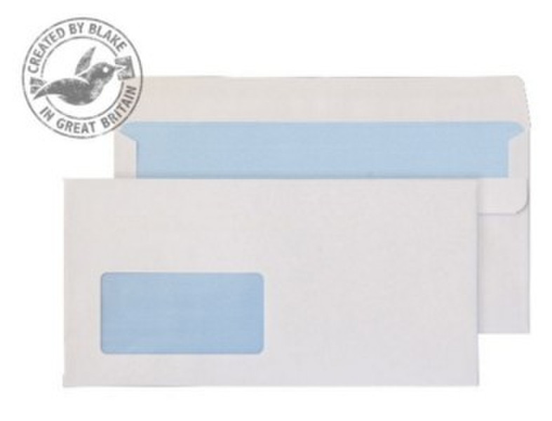 Blake Purely Everyday White Window Self Seal Wallet DL+ 114x229mm 90gsm (Pack 1000)