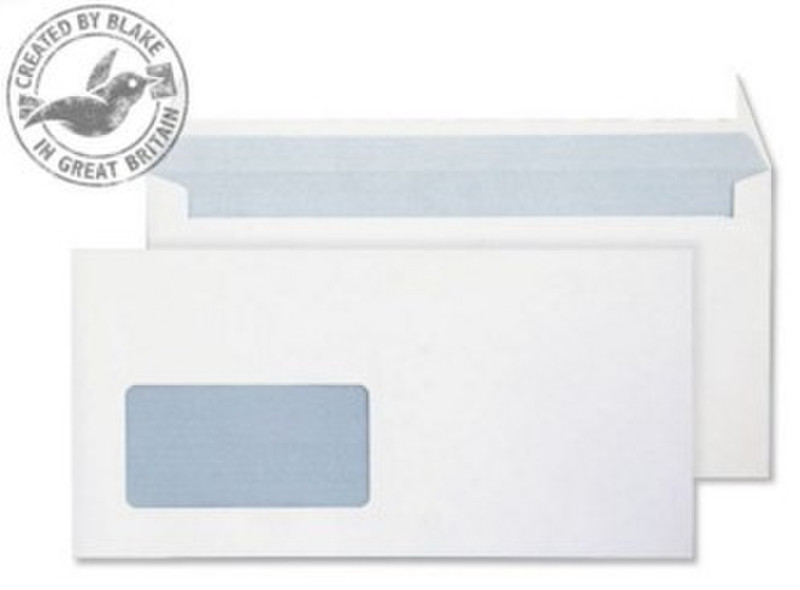 Blake Purely Everyday Ultra White Window Peel and Seal Wallet DL 110X220mm 120gsm (Pk500)