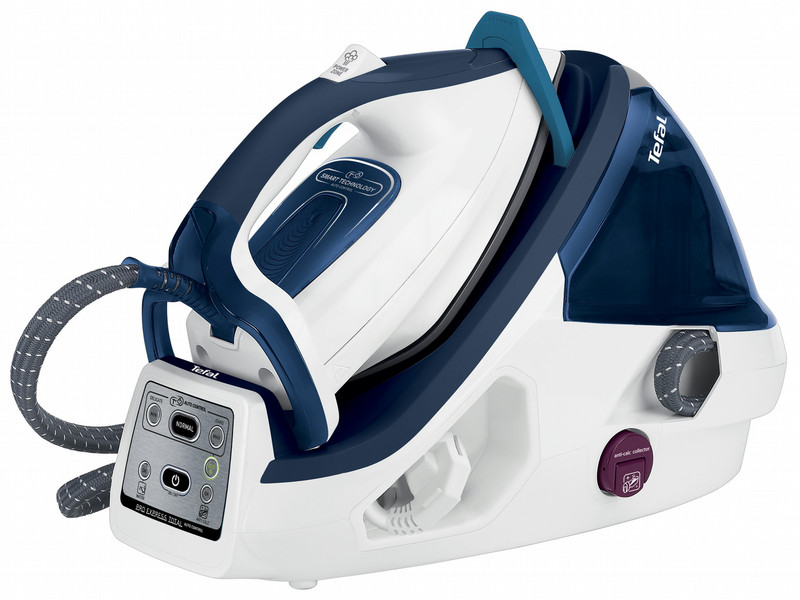 Tefal Pro Express Control Plus GV8926 1.6l Ultragliss soleplate Blau Dampfbügelstation