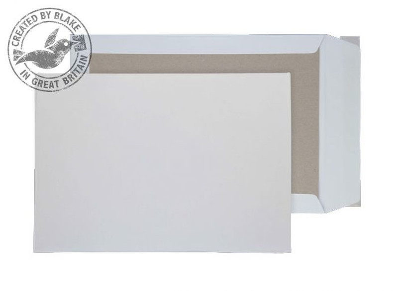 Blake Purely Packaging Board Back Pocket Peel and Seal White C3 450×324mm 120gsm (Pk 100)