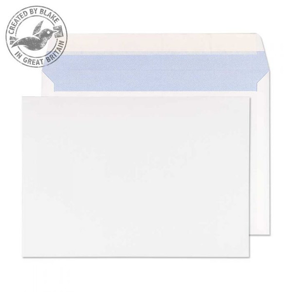 Blake Purely Everyday White Peel and Seal Wallet 176X250mm 90gsm (Pack 500)