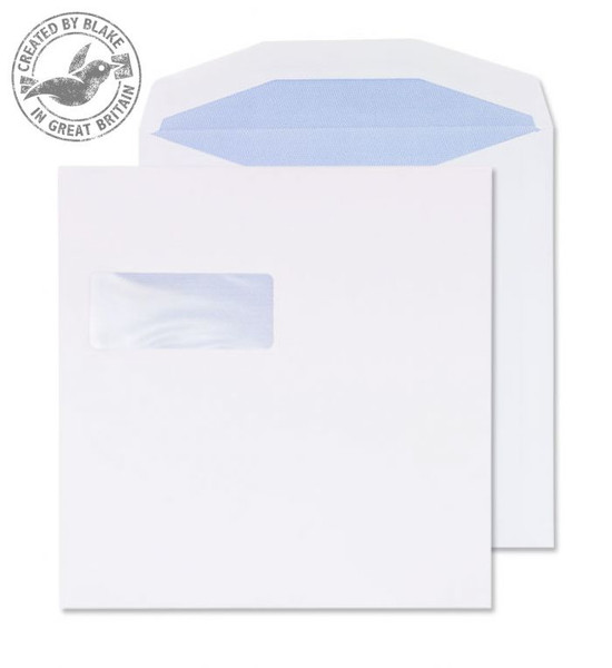 Blake Purely Everyday White Window Gummed Mailer 220X220mm 100gsm (Pack 500)