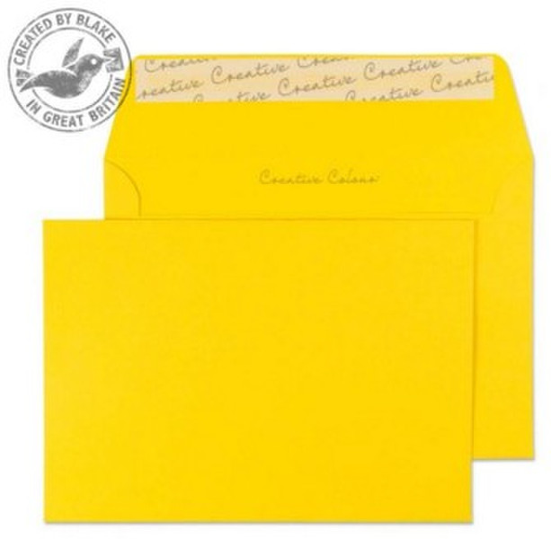 Blake Creative Colour Wallet Peel and Seal Egg Yellow C6 114×162mm 120gsm (Pack 25)