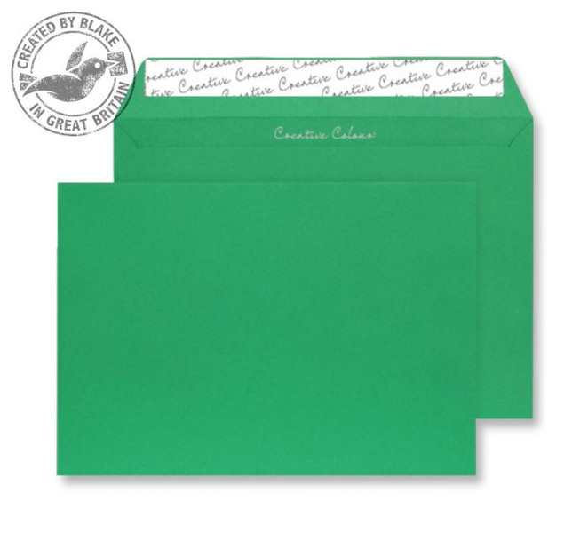 Blake Creative Colour Wallet Peel and Seal Avocado Green C4 229×324mm 120gsm (Pack 10)