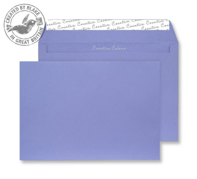 Blake Creative Colour Wallet Peel and Seal Summer Violet C4 229×324mm 120gsm (Pack 10)