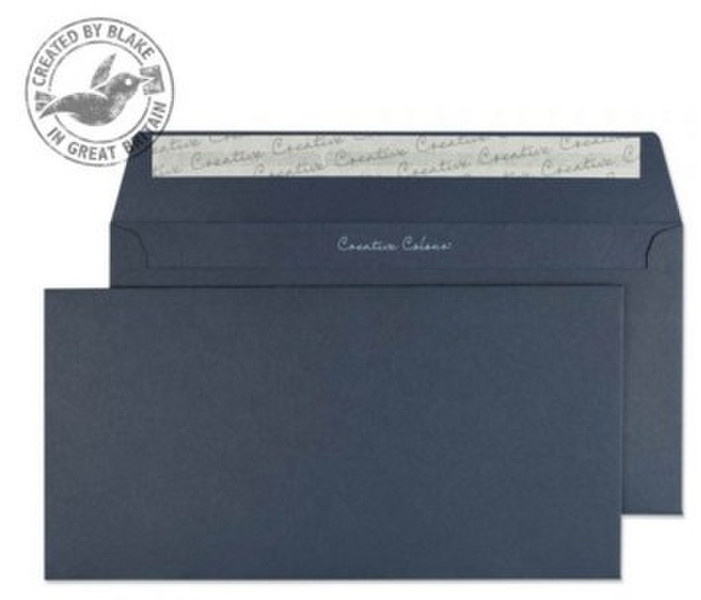 Blake Creative Colour Wallet Peel and Seal Oxford Blue DL+ 114×229mm 120gsm (Pack 25)