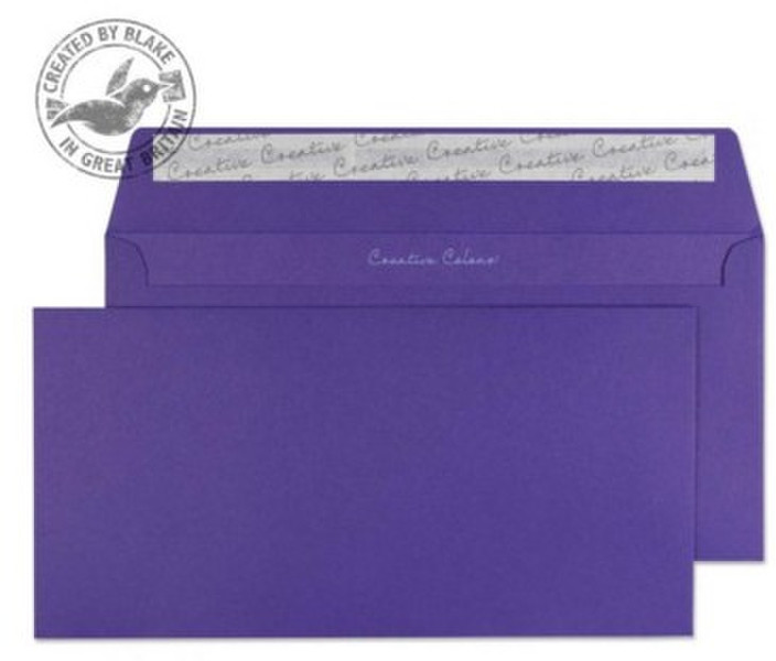 Blake Creative Colour Wallet Peel and Seal Blackcurrant DL+ 114×229mm 120gsm (Pack 25)