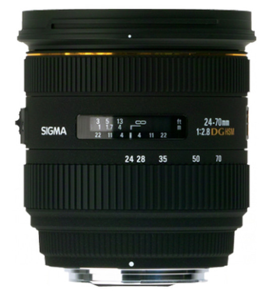 Sigma 24-70mm F2.8 IF EX DG HSM SLR Standard zoom lens Черный