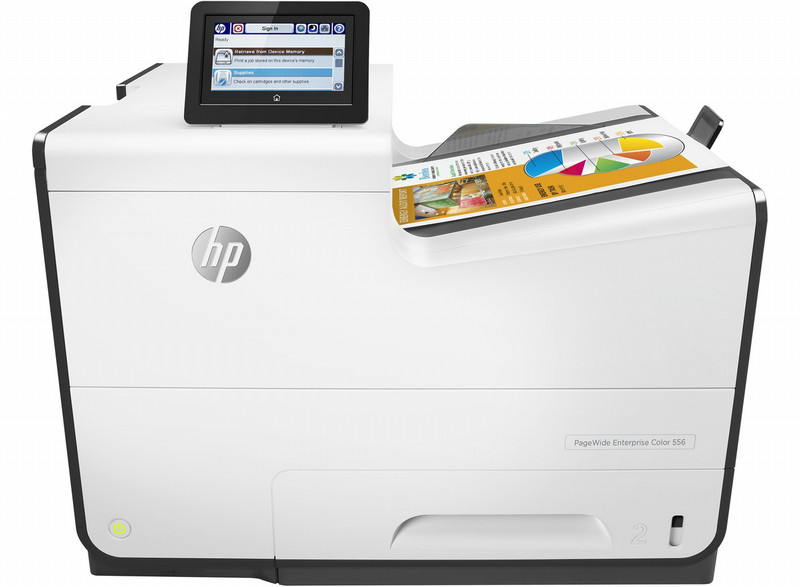 HP PageWide Enterprise Color 556dn Цвет 2400 x 1200dpi A4 Серый