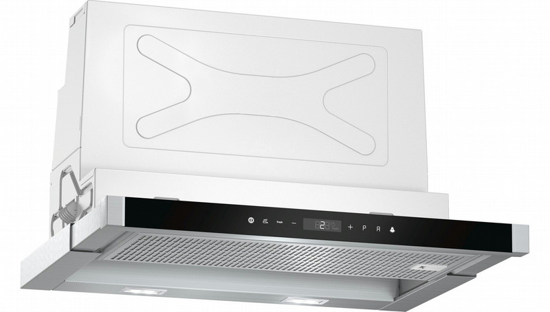 Neff D46PU54X0 Semi built-in (pull out) 700m³/h A Stainless steel cooker hood