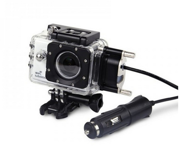 SJCAM Case with Car Charger for Motorcycle Camera mount