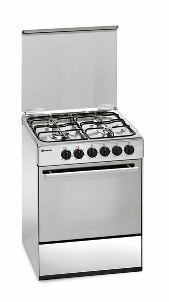 Meireles E 602 X Freestanding Gas hob A Stainless steel cooker