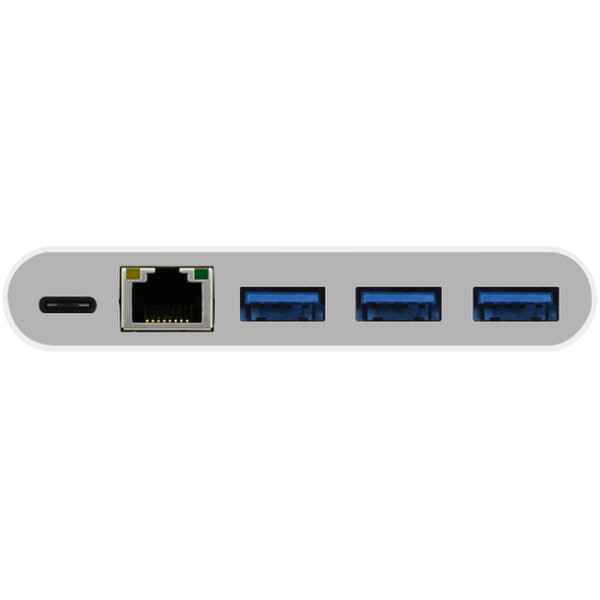 Macally UC3HUB3GBC USB 3.1 (3.1 Gen 2) Type-С 5000Mbit/s Weiß Schnittstellenhub