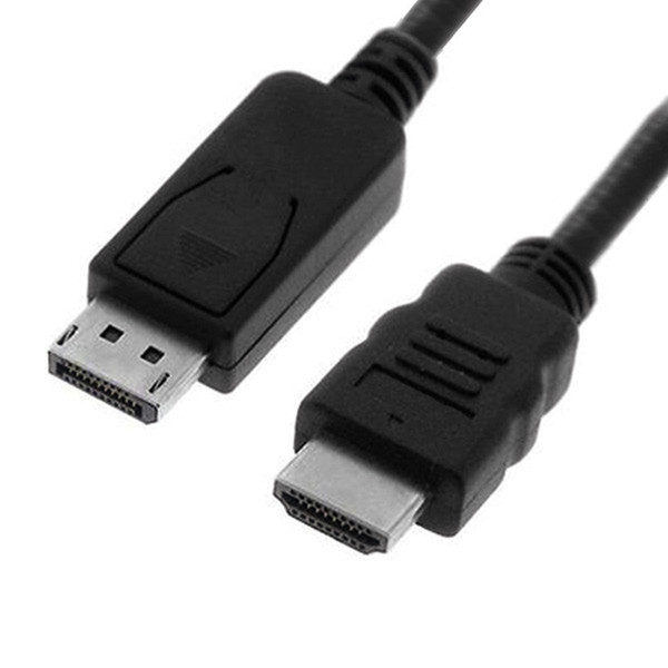 ITB RO11.99.5780 1m DisplayPort HDMI Black video cable adapter