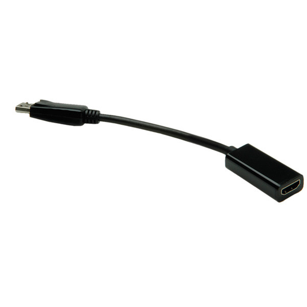 ITB RO12.99.3144 0.15m DisplayPort HDMI Black video cable adapter