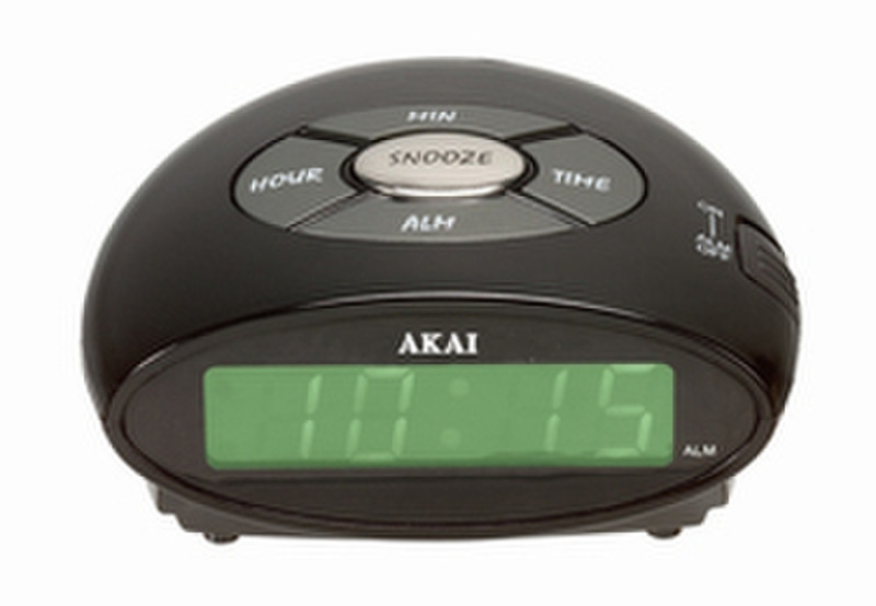 Akai Alarmclock Часы Черный радиоприемник