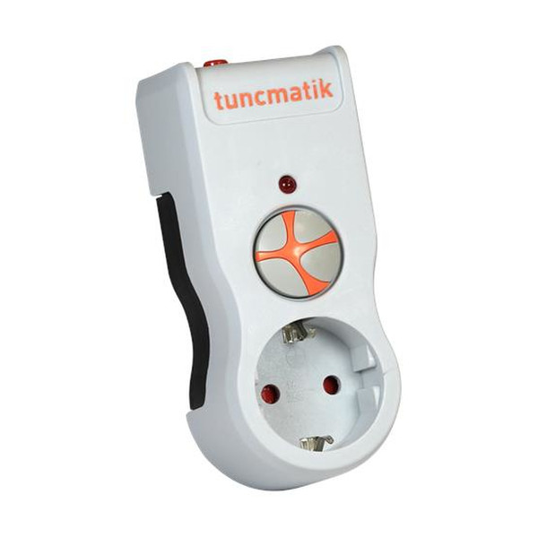 Tuncmatik Powersurge 1 1розетка(и) Черный, Белый сетевой фильтр