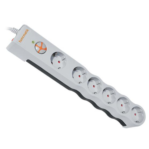Tuncmatik Powersurge 6 6AC outlet(s) 250V 1.5m White surge protector