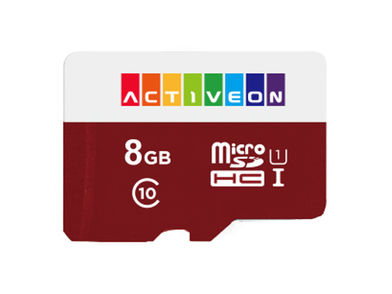 ACTIVEON 8GB Micro SD UHS-I 8GB MicroSD UHS-I Class 10 memory card