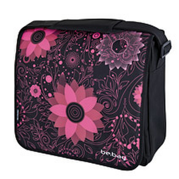 Herlitz be.bag Ornament Girl School messenger Polyester Black,Pink