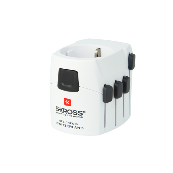 Skross PRO - World Universal Universal White power plug adapter