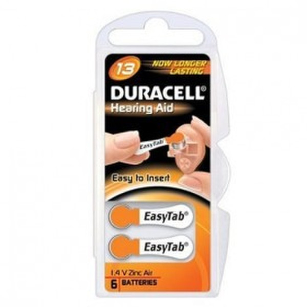 Duracell DA13 Zinc-Air 1.4V non-rechargeable battery