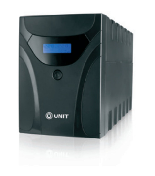Unit Red 2000 D Line-Interactive 2200VA 7AC outlet(s) Tower Black uninterruptible power supply (UPS)