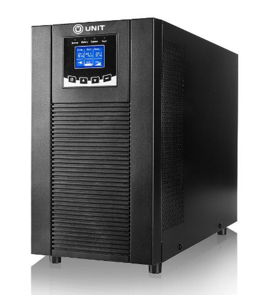 Unit Black T 3000 C Double-conversion (Online) 3000VA 4AC outlet(s) Tower Black uninterruptible power supply (UPS)