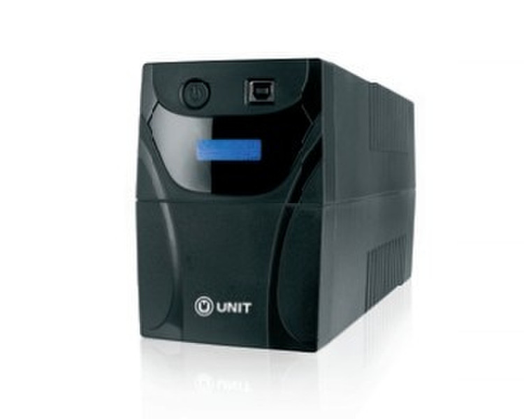 Unit Red 600 D Line-Interactive 650VA 4AC outlet(s) Tower Black uninterruptible power supply (UPS)