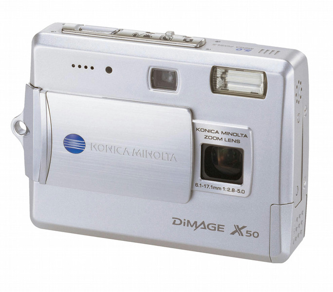 Konica Minolta DIMAGE X50 5MP 1/2.5Zoll CCD 2560 x 1920Pixel Silber